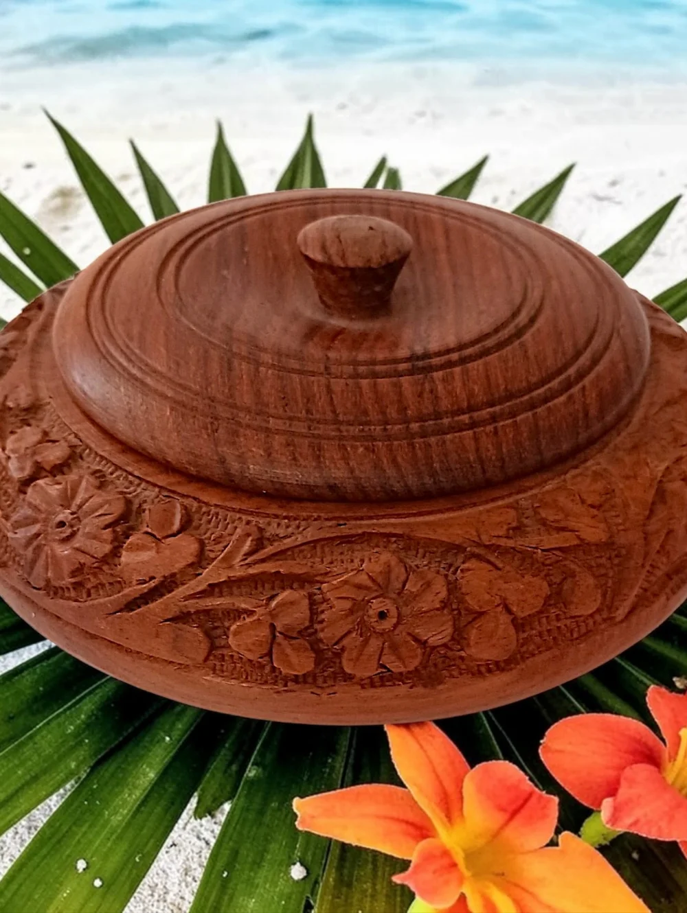 Vintage hand carved
